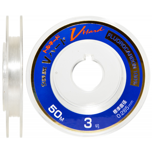 Флюорокарбон Sunline FC Tornado V Hard HG 50м #3 0.285мм 6кг