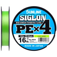 Шнур Sunline Siglon PE X4 300m #1.2 Салатовый