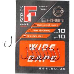 Крючок Brain F1 Wide Gape 12, 10 шт/уп
