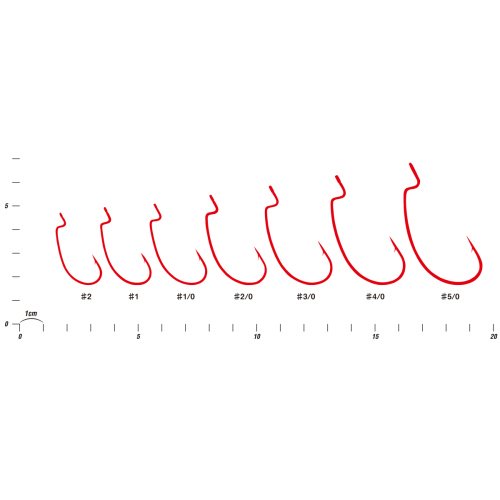 Крючок Decoy Worm 17R Kg Hook R 1/0