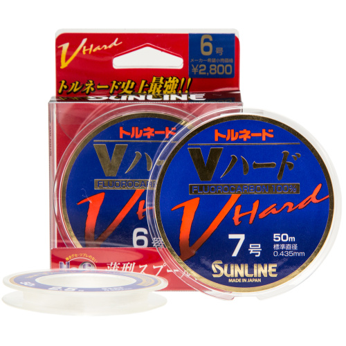 Флюорокарбон Sunline FC Tornado V Hard HG 50м #0,6 0.128мм 1кг