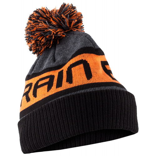 Шапка Brain Black/Grey/Orange One size ц:оранжевый