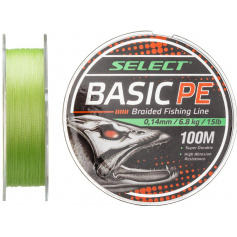 Шнур Select Basic PE 150m (салат.) 0.08mm 8LB/4kg