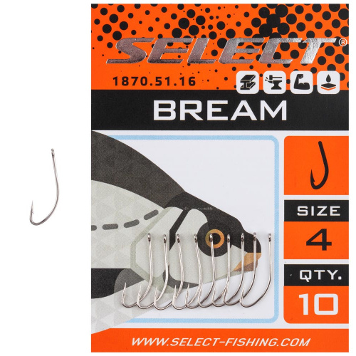 Крючок Select Bream 12,10 шт/уп