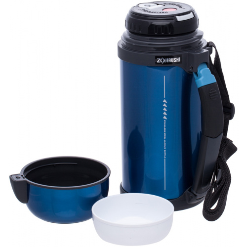 Термос ZOJIRUSHI SF-CС15AН 1.5 л (складна ручка+ремішок) синій