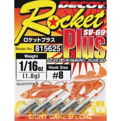 Джиг головка Decoy Rocket Plus SV-69 10 1,8г, 5шт