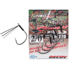 Крючок Decoy Worm 220 Cover Finesse HD 04, 5 шт/уп