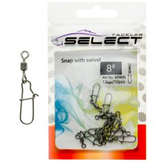 Вертлюжок с застежкой Select SF0035 size 10, 10 шт