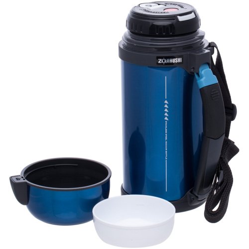 Термос ZOJIRUSHI SF-CС15AН 1.5 л (складная ручка+ремешок) синий