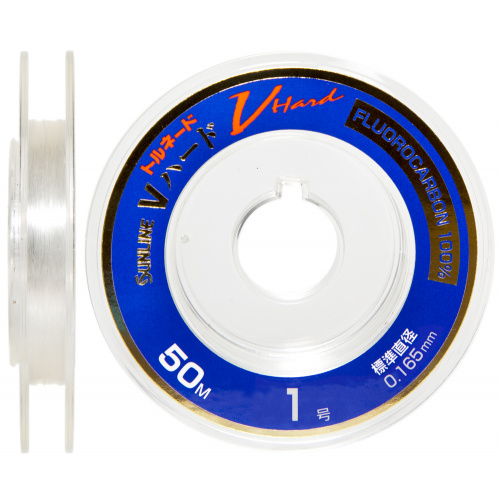 Флюорокарбон Sunline FC Tornado V Hard HG 50м #1 0.165мм 2кг