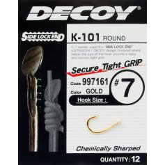 Крючок Decoy K-101 Round 07, 12 шт/уп