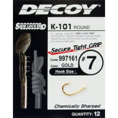 Крючок Decoy K-101 Round 07, 12 шт/уп