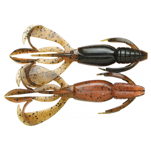 Силикон Keitech Crazy Flapper 4.4" #438 Green Pumpkin Fire