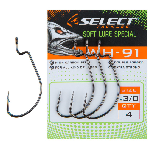 Гачок Select WH-91 2/0, 5 шт/уп