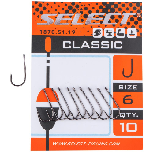 Крючок Select Classic 6,10 шт/уп