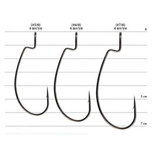 Крючок Decoy Worm 18 6/0, 4 шт/уп