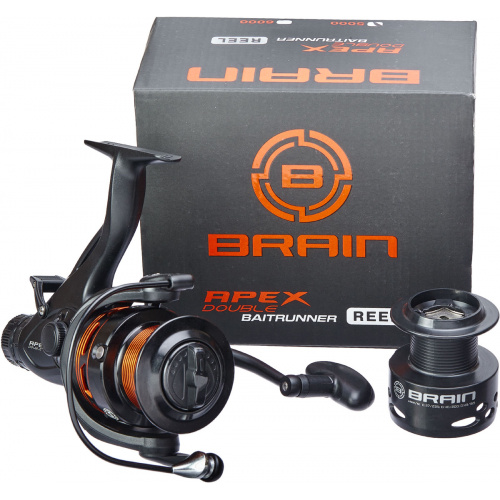 Катушка Brain Apex Double Baitrunner 5000 6+1BB 5.2:1