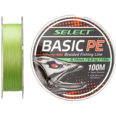 Шнур Select Basic PE 150m (салат.) 0.12mm 12LB/5.6kg