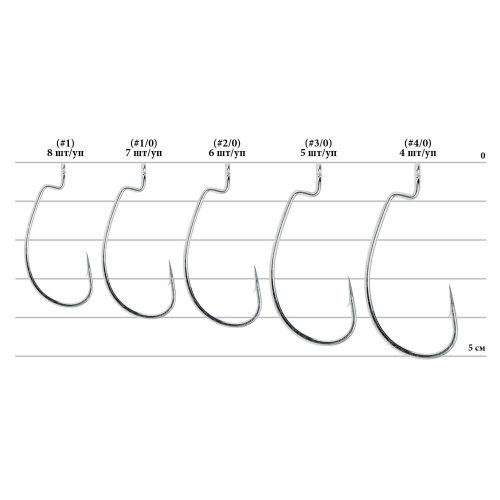 Крючок Decoy Worm 13S Rock fish Limited 3/0, 5 шт/уп