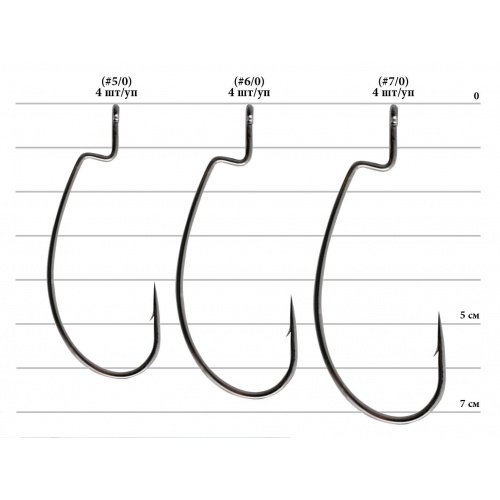 Крючок Decoy Worm 18 6/0, 4 шт/уп