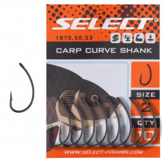 Крючок Select Carp Curve Shank 2, 10 шт/уп