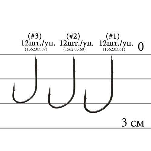 Крючок Decoy M-004 Bait Holder 02, 12 шт/уп
