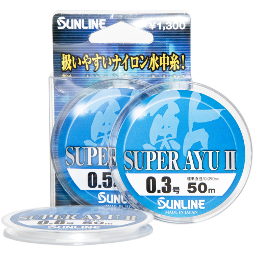 Леска Sunline Super Ayu II 50м HG #0,175 0.069мм 0,42кг