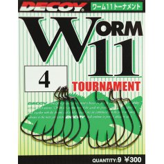 Крючок Decoy Worm 11 Tournament 2/0 (8 шт/уп)