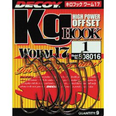 Крючок Decoy Worm 17 Kg Hook 06, 9 шт/уп