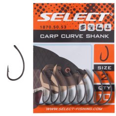 Крючок Select Carp Curve Shank 2, 10 шт/уп