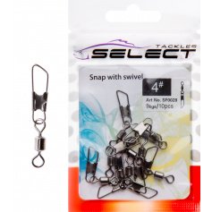 Вертлюжок с застежкой Select SF0028 size 10, 10 шт