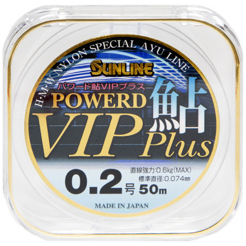 Леска Sunline Powerd Ayu Vip Plus 50м #0.2/0.074мм 0,6кг