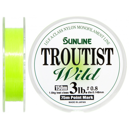 Леска Sunline Troutist Wild 150м #0,6/0.128мм 1,25кг