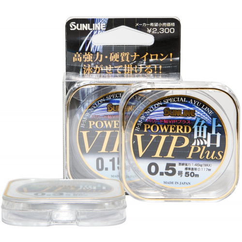 Леска Sunline Powerd Ayu Vip Plus 50м #0.2/0.074мм 0,6кг