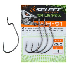 Крючок Select WH-91 4/0, 4 шт/уп