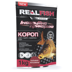 Прикормка RealFish Карп кальмар-осьминог