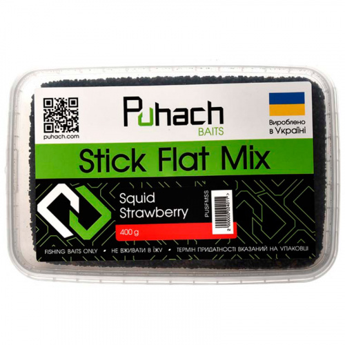 Пеллетс Puhach Baits Stick-Flat Mix Squid Strawberry