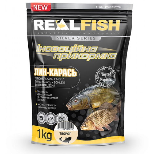Підгодовування RealFish Лінь-карась Сир