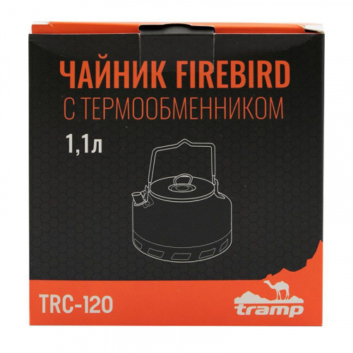 Чайник Tramp TRC-120 из анодированного алюминия с теплообменником 1.1 л
