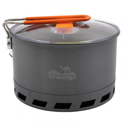 Котелок Tramp TRC-119 из анодированного алюминия с теплообменником 2.2 л