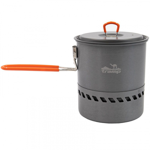Котелок Tramp TRC-118 из анодированного алюминия с теплообменником 1.5 л