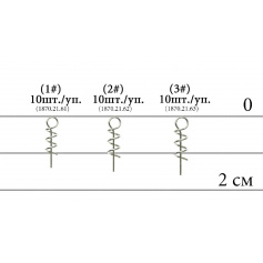 Штопор для силикона Select Spring Line 6 mm 10 шт
