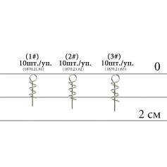 Штопор для силикона Select Spring Line 6 mm 10 шт